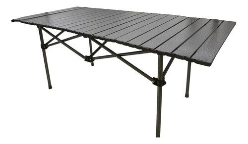 Mesa De Jardin Plegable De Aluminio 118 X 50 Cm 2