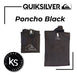 Ponchos Quicksilver Black - Woman/men - Kitesurf - Surf 1