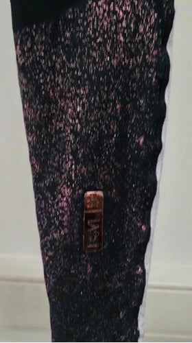 Limited Edition Multicolor Lycra Body Sculpt Leggings Size M 2