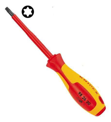 Knipex Torx Screwdriver TX30 X80mm 1000V 1