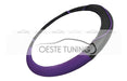 Violet Steering Wheel Cover + Gear Shift Cover + Seat Belt Covers 3