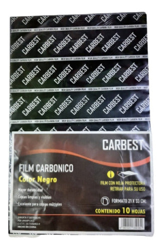 Carbest Carbon Paper X10 Units Black 0