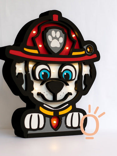 Polyluz Paw Patrol Led Lamp Marshall, Decoration, Birthday 1