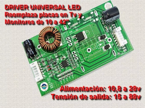 Set X 2 Inverter Driver Universal Backligh Led Placa Ca-255 1