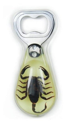 Realbug Black Scorpion Bottle Opener with Magnet 0