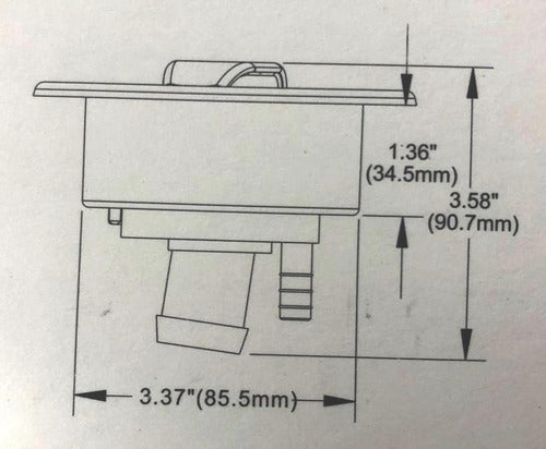 Tapón De Agua Con Llave  Casa Rodante O Motorhome 2