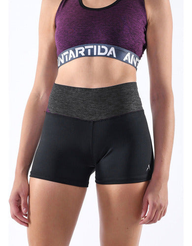 Women's Dark Mix Gym Sport Shorts by Antartida 0