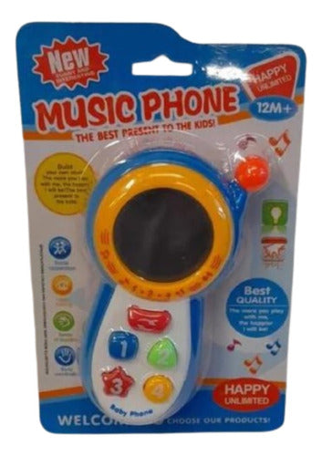 New Music Phone With Lights and Sounds + 12M 0