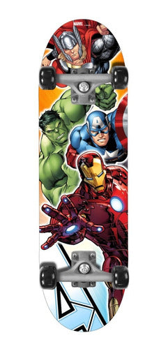 Mega Skate Avengers 79x20 Skate Board Infantil Sebigus 2007 0