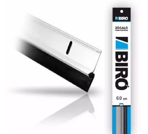 Birô Zocalo Aluminio Puerta Burlete De Goma Reforzado 80 Cm 0