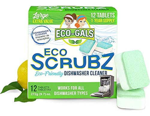 Eco-gals Limpiador Para Lavavajillas Eco Scrubz, Sin Perfume 0