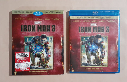 Iron Man Trilogy - Limited Edition 7-Disc Blu-ray 3D + 2D + DVD Original 4