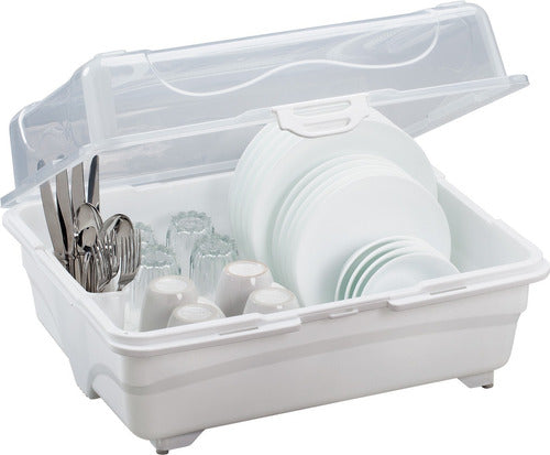 Rimax Giant Dish Drying Rack with Lid 0