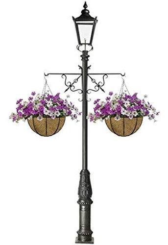 Lesrant Hanging Basket with Artificial Flowers 4