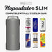 BrüMate Hopsulator Slim Double-Walled Stainless Steel Insulated Can Cooler for 12 Oz Slim Cans (Matte Gray) 3