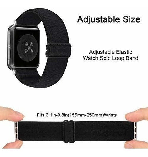 Correa De Nylon Ajustable Apple Watch Series 7/6/5 42 44 45 1