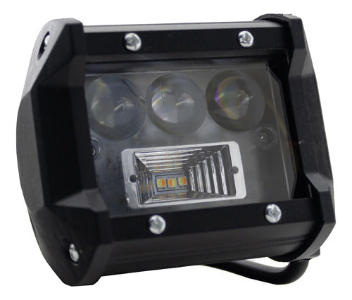 LED Bar with Display 12/24V White Amber Flashing Beacon 4