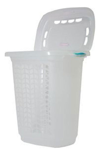 Sanremo Clothes Basket with Lid 46.4L 1