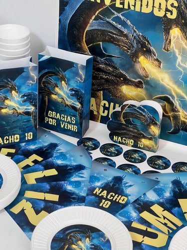 Customized Children's Party Pack X 15 Godzilla 5