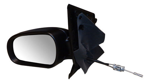 Ficosa Left Mechanical Mirror for VW Fox-Suran - Black 0