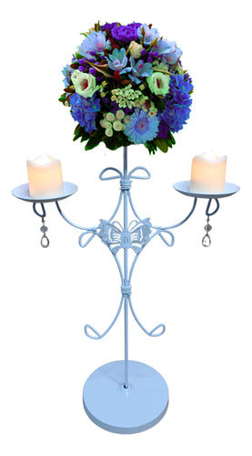 Set of 10 Candelabra Centerpieces for 15th Birthday, Weddings 0