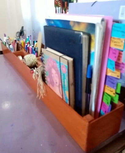 Family Wood Organizer Desktop, Pen Holder, Pencil Holder 2