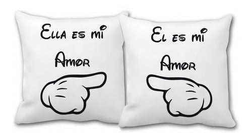 FOTOGARCIA 2 Custom Cushions 30x30 Couples Anniversary Valentine's Day 0