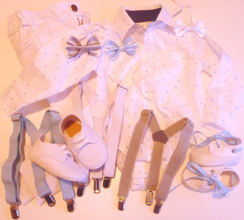 Baby Boy Baptism Suit Set with Shoes - Premium Quality 71