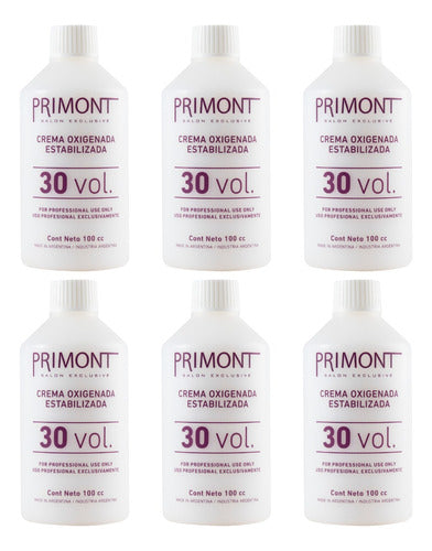 Primont Stabilized Cream Developer 30 Volumes 3.4 fl oz x 6 Units 0