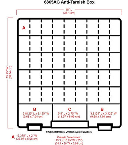 Artbin 6865at Super Satchel Slim 8 Compartment Crafting & Je 1