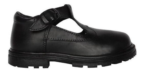 Rigazio EcoLeather School Flat with Buckle 0