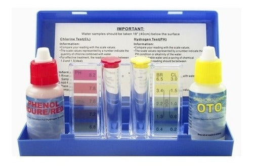 Clorotec Test Kit Cloro Liquido 2 En 1 0