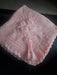 Artesanal Pañoleta - Hand-Knit Crocheted Wool Blanket in Pink 2