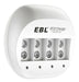 EBL USB Charger for Rechargeable 9V Batteries - 4 Ports 0