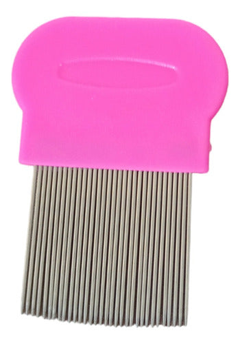 Metal Lice Comb 8x6cm 3