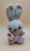 Pata.de.lana.amigurumis Handmade Easter Bunny + Milk Chocolate Egg 3