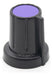 Violet 17mm x 19mm Splined Shaft Potentiometer Knob 0