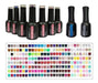 Kit of 12 Navi Semi-Permanent Gel Nail Polish Base Top 10ml UV LED Gel 1