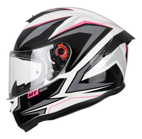 MT Helmets Stinger Hummer Integral Motorcycle Helmet - Stark Lycan Qualit 6