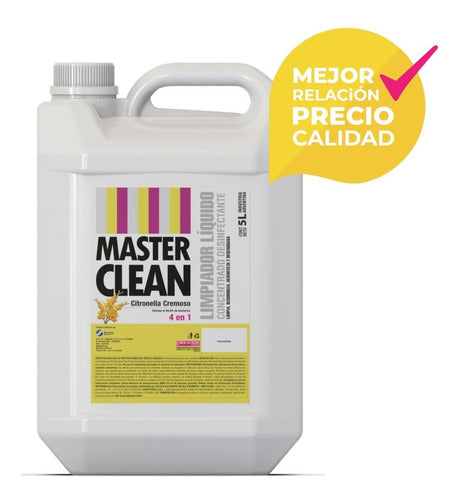 Master Clean Citronella Disinfectant Deodorizer 5L 1