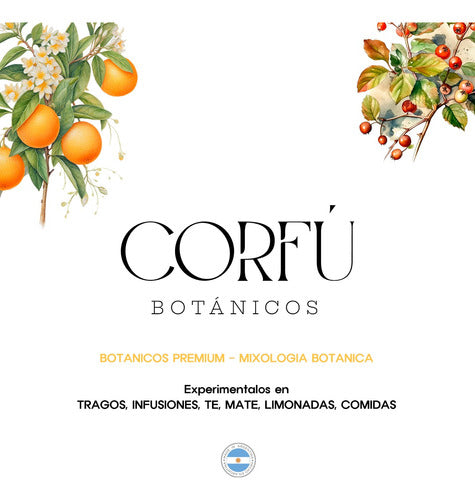 Corfu Botanicos Gin Te Mate Infusiones Box X4 Premium 4