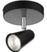 Just Home Collection Nali 1L GU10 Black Wall Sconce 0