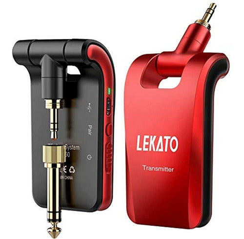 Lekato 2.4ghz Sistema De Guitarra Inalámbrico 6 Canales Rece 0