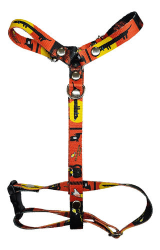 Generic H-Style Harness for Medium Dogs - Red 0