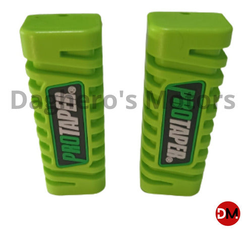 Protaper Green Motorcycle Footpeg Rubber - Set 0