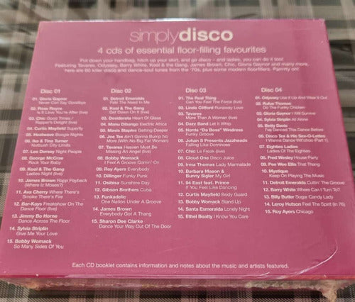 Simply Disco - Compilado Importado 4 Cds Nuevo 1