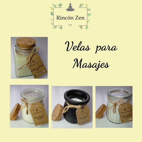 Rincón Zen uy Velas De Cera De Soja Para Masajes 1