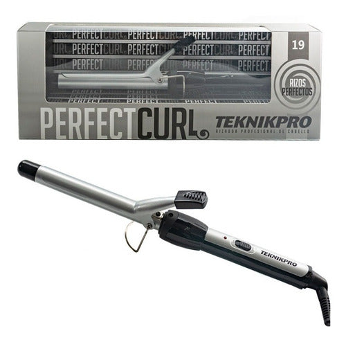 Teknikpro Perfect Curl Professional Hair Curler 19mm Local 0