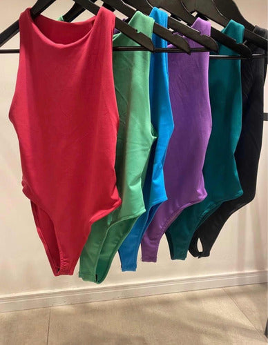 Women's Short Sleeve Bodysuit in Various Colors 2