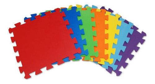 Eva Magic Foam Rubber Floors for Babies Set of 9 Modules 50x50cm 15mm 0